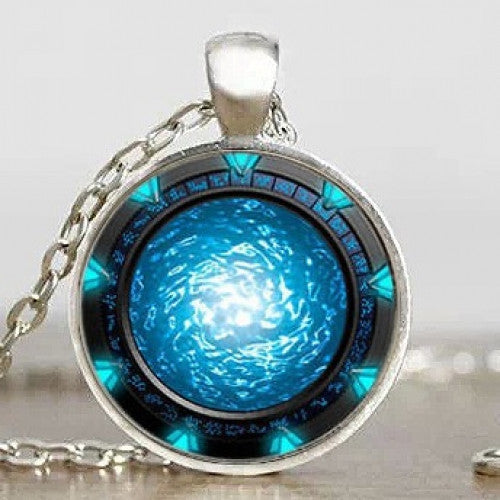 Stargate Portal Atlantis Pendant Necklace